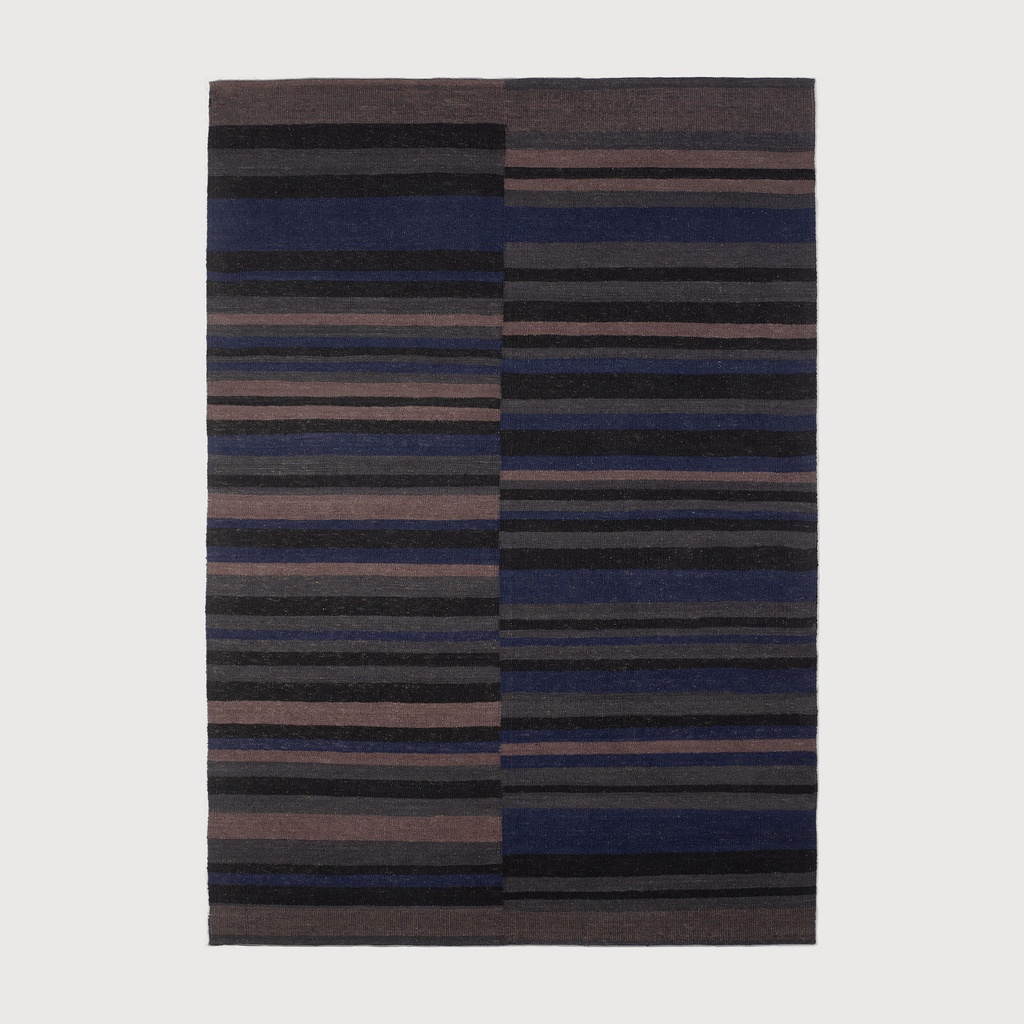 Cobalt kilim rug 250x350cm | Re-loved